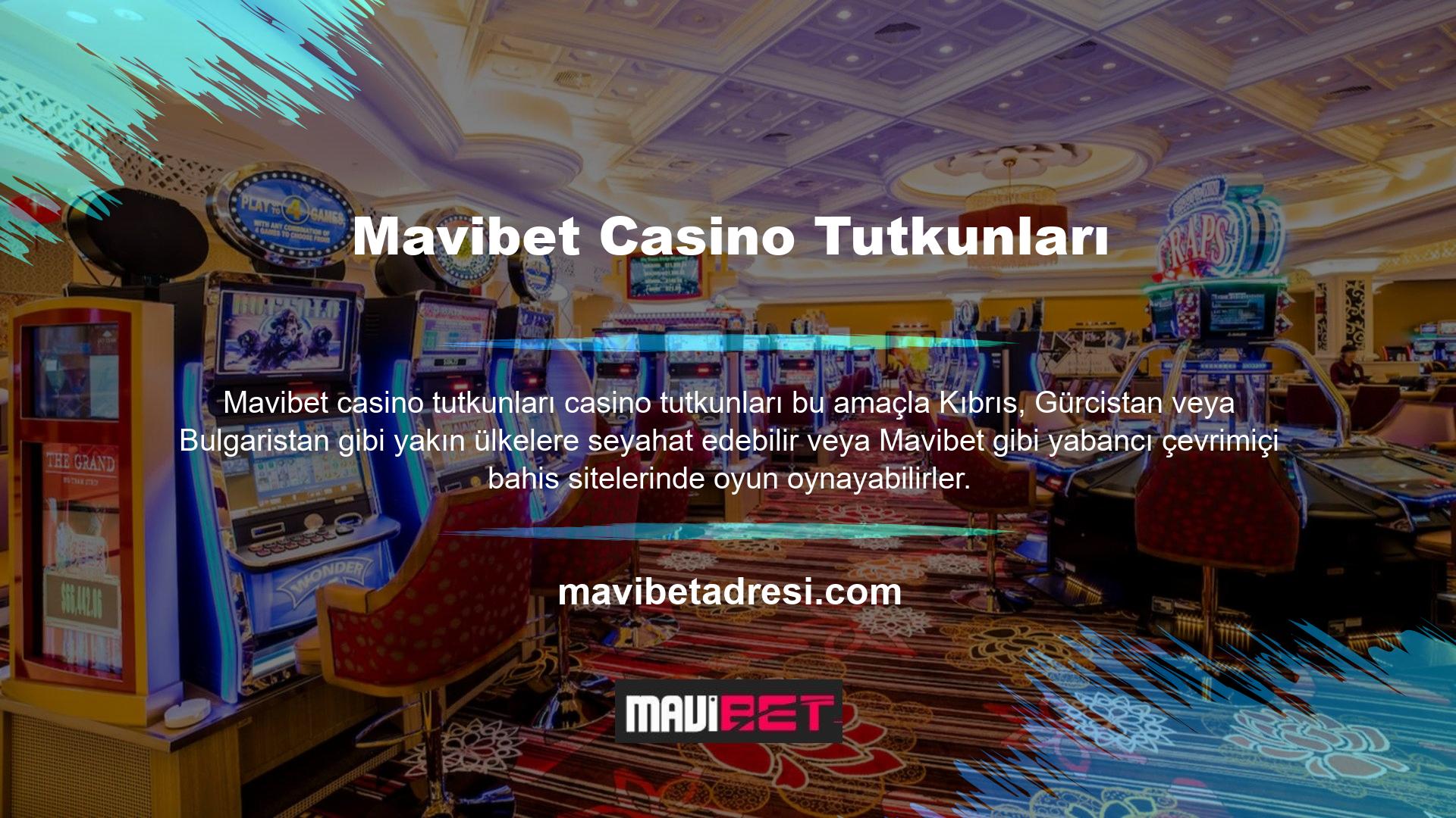 Herkesin sürekli yurtdışına seyahat etme imkânı olmadığından Mavibet gibi kaliteli casino ve canlı casino hizmetleri sunan platformlar casino tutkunları tarafından sıklıkla tercih edilmektedir